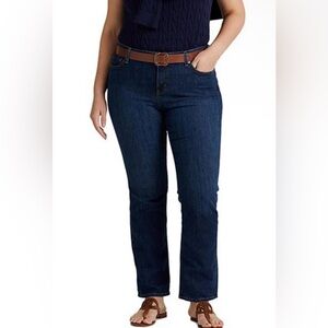 NWT Ralph Lauren Mid-rise Straight Jeans in Size 33